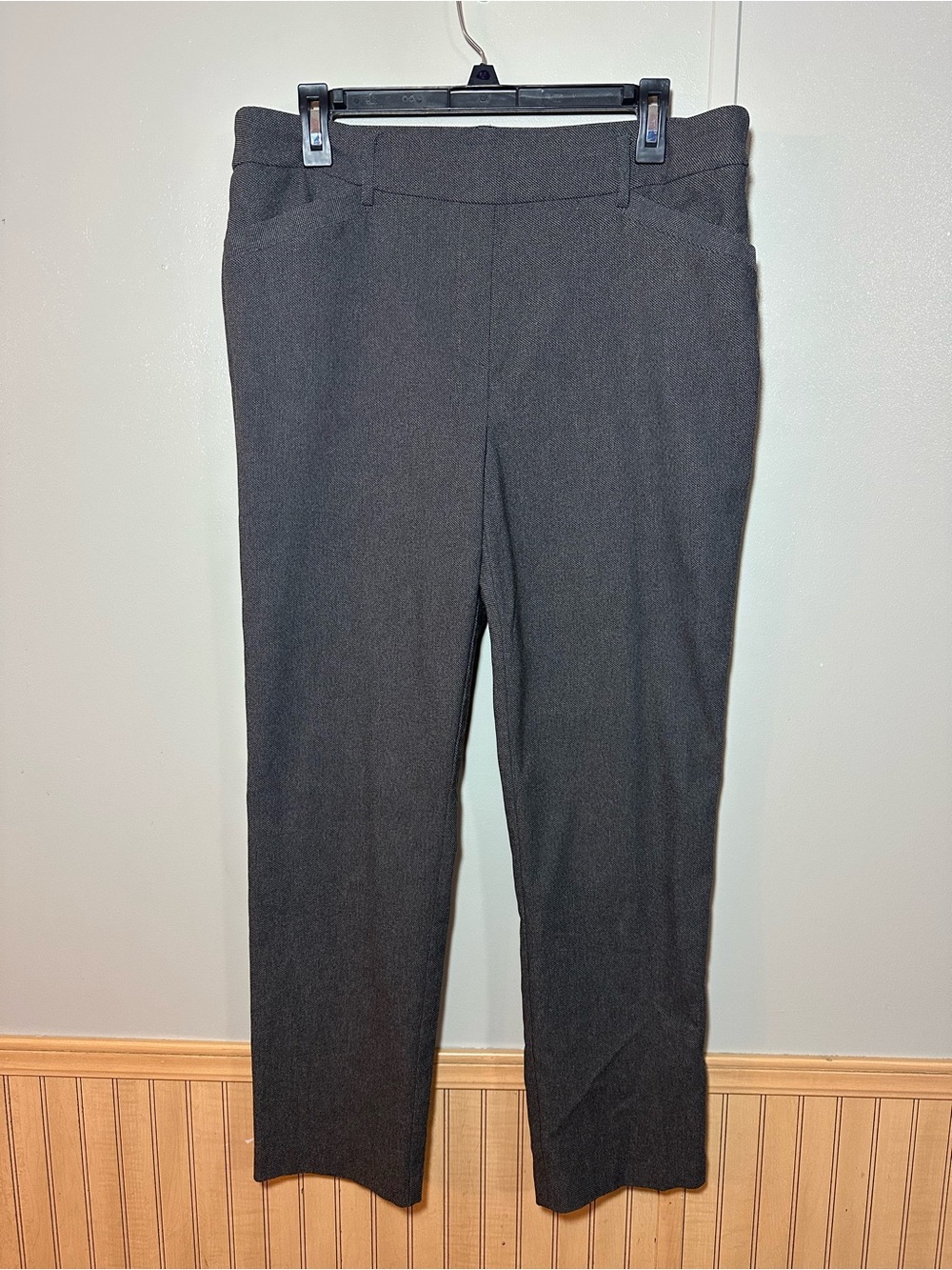 Hilary Radley Classic Gray Dress Pants Office Quiet Luxury Minimalist Neutral